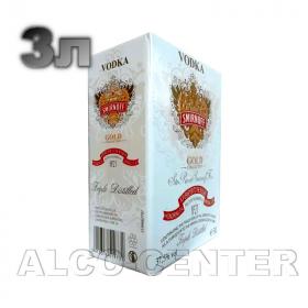 Купить водку Smirnoff Gold (Смирнов Голд) в Украине в тетрапаке 3 литра с быстрой доставкой